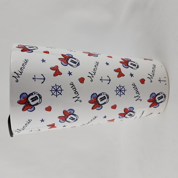 Disney Minnie Mouse Anchors Away Nautical Tall Travel Ceramic Mug Tea Coffee - Picture 5 of 15